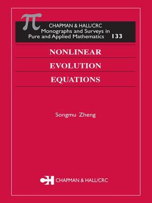 cover image of Nonlinear Evolution Equations